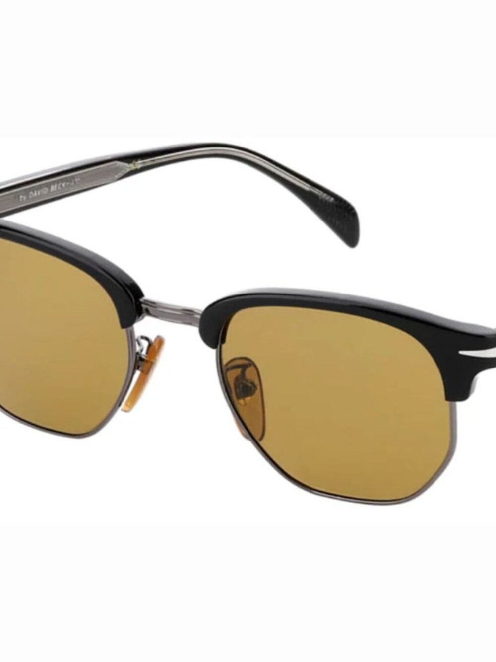 David Beckham DB1002 0807/2M Men's Black Frame / Brown Sunglasses